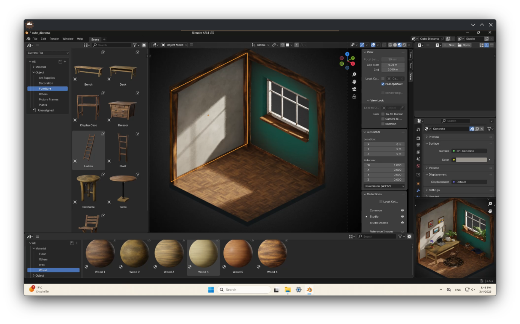 Blender 3D scene running remotely via SeerDesk